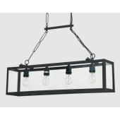 industrial uveg fem matt fekete design 4 x e27 elegans modern konyha keretes uveg.jpg